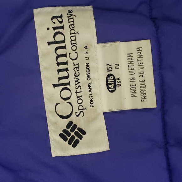 Columbia girls 14/16 heavy winter coat - Picture 4 of 8